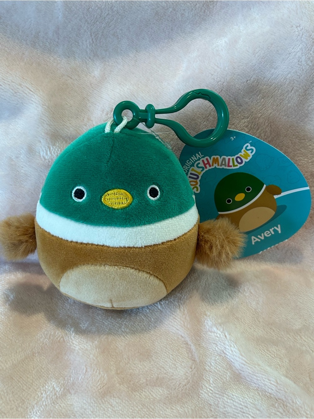 Avery Duck Squishmallow 3.5" Clip